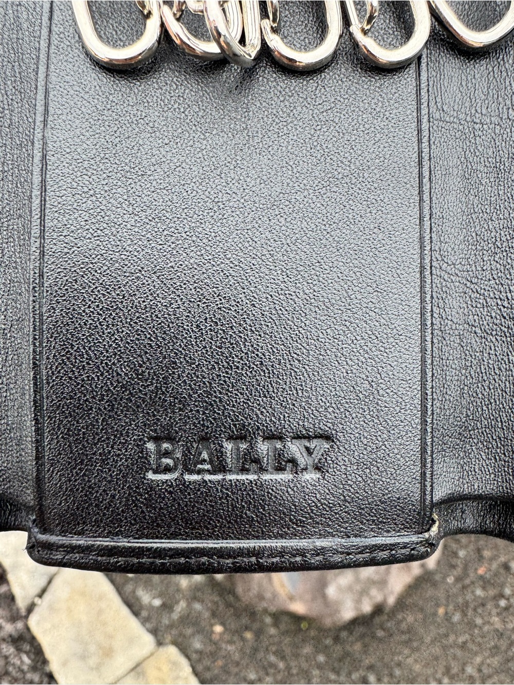 Bally Switzerland Black Leather 6 Hook Key Case Wallet w/ Box Dust Bag & COA - Picture 9 of 13
